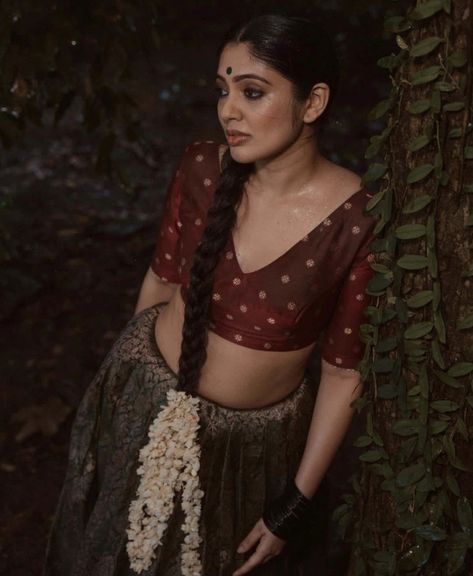 Veena Nandakumar, Ghagra Choli, Photo 1, Mesh Top, Celebrities, Twitter, Women's Top