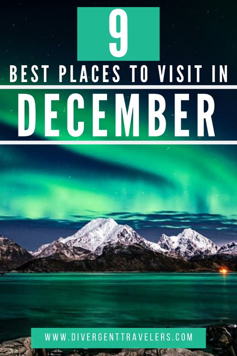 December is one of the most popular months for people to travel and rightfully so there's plenty of amazing locations to visit in December from Germany to Hungary, Norway to Japan and Australia to Indonesia just to name a few of the best places to visit in December. Here's our list of a few excellent destinations to consider when planning a trip in December. #BestplacestovisitinDecember #Travel #Planyourtrip #Adventure #December #Holidaytravel Best Place To Visit In December, Best Countries To Visit In December, Best Place To Travel In December, Norway In December, Best Places To Visit In December, Best Places To Travel In December, December Vacation Ideas, Where To Travel In December, Places To Visit For Christmas