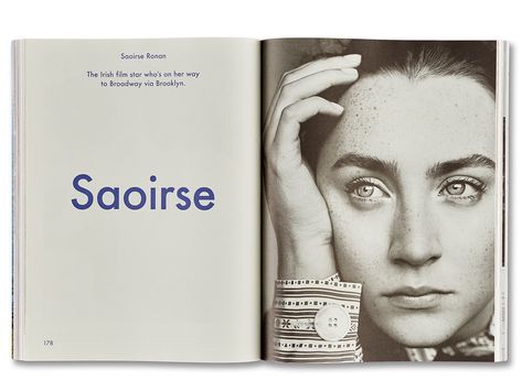 In the first of a new series of posts examining elements of magazine design in tight close-up, we look at the flatplanning of the latest issue of The Gentlewoman.  We love introducing new magazines here, and there’s no sign of a slowdown in supply from the indie world, but it’s also important to k Gentlewoman Magazine, Gentle Woman, The Gentlewoman, Fashion Editorial Layout, 포트폴리오 레이아웃, Book And Magazine Design, Editorial Design Layout, Saoirse Ronan, Graphisches Design