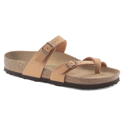 Mayari Vegan Birkibuc Pecan | BIRKENSTOCK Birkenstock With Socks, Vegan Pecan, Birkenstock Styles, Chef Shoes, Vegan Sandals, Clog Boots, Saltwater Sandals, Sheepskin Boots, Shoe Company