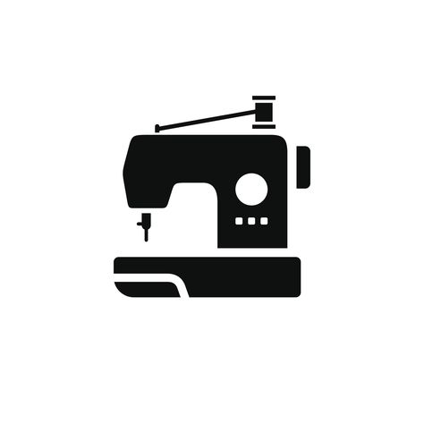 Sewing Machine Vector, Sewing Machine, Vector Art, White Background, Clip Art, Sewing, ? Logo, White