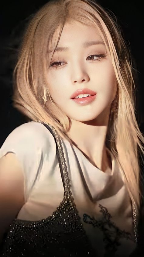 Blonde Asian, K Pop Wallpaper, I Love Girls, Girls Makeup, Blonde Girl, Inspirational Women, Face Claims, Daily Fashion, Korean Girl