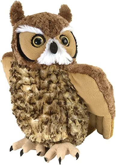 Bird Puppet, Owl Plush, Owl Pet, Great Horned Owl, Snowy Owl, Cuddly Toy, Plush Animals, Kids Gifts, Soft Toy