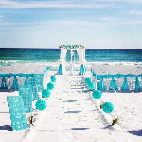 Beach Wedding Locations, Beach Wedding Decorations Reception, Moroccan Party, Wedding Setup, Dream Beach Wedding, Destin Florida Wedding, Florida Beach Wedding, Beautiful Beach Wedding, Wedding Beach Ceremony