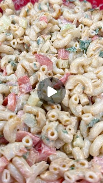 Melissa Kauper on Instagram: "Comment “link” for my mom’s Macaroni Salad! My mom made this every BBQ and summer holiday and we always looked forward to it! It’s such a budget friendly recipe, but no one would know because I promise you it’s THAT good! So if anyone asks in the group chat what are you bringing to the barbecue… like Mario Andretti say.. MACARONI SALAD! 😆 Love 💝 you! MAKE IT! 💥 🇺🇸 #MemorialDayRecipes #macaronisalad @hellmannsmayonnaise" Deli Style Macaroni Salad, Salad Dressing Recipes Vinaigrette, Macaroni Salads, Dutch Oven Recipes Cast Iron, How To Make Macaroni, Famous Recipes, Cold Salads, Mac Salad, Summer Sides