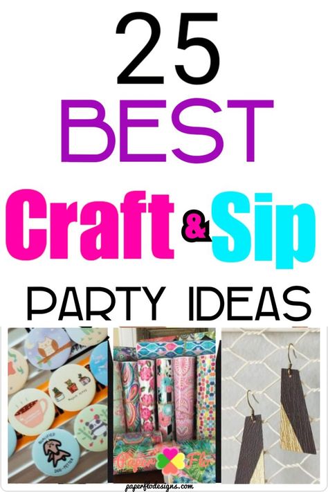 Social Club Ideas, Crafts For Girls Night, Craft Party Ideas, Bachelorette Crafts, Craft Night Party, Craft Night Projects, Girls Night Crafts, Teaching Crafts, Group Crafts