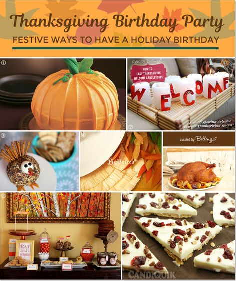 A #thanksgivingdinner  Birthday: Inspiration and Ideas!  http://www.bellenza.com/party-ideas/birthday-celebrations/plan-thanksgiving-birthday-festive-flair #thanksgivingparties #thanksgiving #birthdays #holidaybirthdays #thanksgiving Birthday On Thanksgiving Ideas, Thanksgiving Bday Party Ideas, 1st Birthday In November, Thanksgiving Birthday Ideas, First Birthday In November, Thanksgiving Birthday Party Boy, Thanksgiving Table Gifts, Thanksgiving Birthday Party, Thanksgiving Birthday Parties