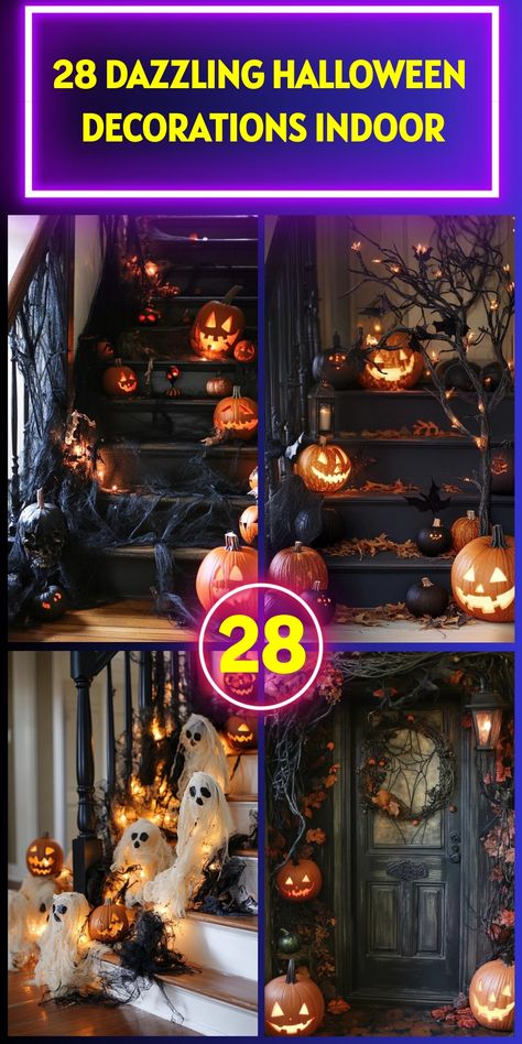 Indoor Halloween decorations that'll make your home the talk of the neighborhood. From creepy kitchens to bone-chilling bedrooms, find inspiration for every room in your house. Explore 28 styling possibilities to complement your chosen theme. Capture the essence of Halloween and create a magical atmosphere with these spooktacular decor ideas for your home. Diy Halloween Candelabra Centerpiece, Fake Halloween Candles, Creative Halloween Desserts, Spooky Candelabra Centerpiece, Halloween Electric Candles, Halloween Dip, Spooky Candle Holder, Scary Movie Night, Hanging Ghosts