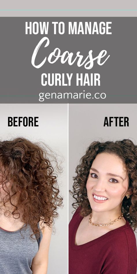 VIDEO: How to Get Volume, Prevent Flat Roots, & the Triangle Shape with Curly Hair - Gena Marie Thick Coarse Wavy Hair Products, Haircuts For Thick Coarse Curly Hair, How To Manage Curly Hair, Coarse Hairstyles, Haircuts For Fine Curly Hair, Hair Genetics, Coarse Curly Hair, Curly Products, Pineapple Hairstyle