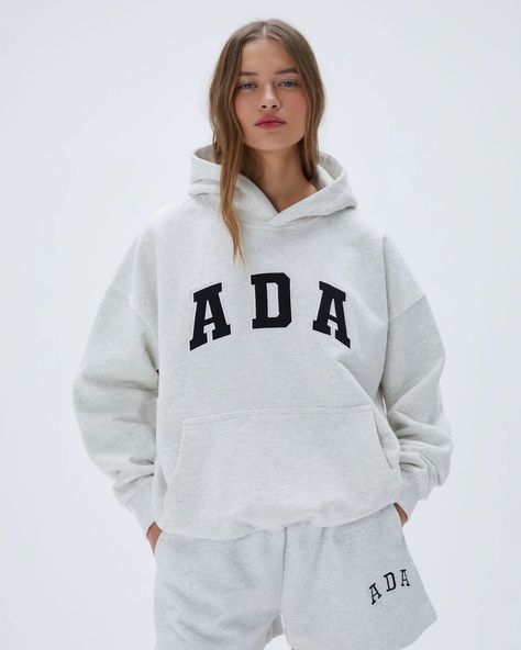 Women's Oversized 'ADA' Hoodie - Grey | Adanola Jumpers Oversized, Hoodie Wishlist, Adanola Grey Hoodie, Adanola Hoodie, Ada Hoodie, Christmas Wishlist 2024, Fake Clothes, Light Grey Hoodie, Oversized Clothes