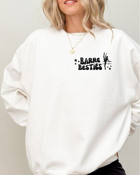 Barre Besties Sweatshirt, Adult Ballet Dancer Sweatshirt, Ballerina Sweater, Ballet Teacher Sweater, Ballet Dancer Gift, Dance Team Gift - Etsy Canada Ballet Sweater, Dance Sweatshirt, Dance Team Gifts, Ballet Teacher, Adult Ballet, Ballet Gift, Dance Teacher Gifts, Ballet Barre, Dance Teacher