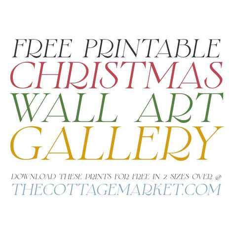 Free Printable Christmas Wall Art Gallery Printable Christmas Sayings, Free Printable Christmas Signs, Christmas Wall Art Printables, Christmas Tags Handmade, Christmas Freebie, Free Printable Quotes, Christmas Sayings, Pretty Printables, Cottage Market