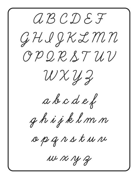 Need extra help writing in cursive? Look no further! This pdf cursive handwriting notebook is for kids of all ages and even adults who need help learning how to write in cursive. Each letter had 3 pages. One with both cursive upper and lowercase letters. The next page is a full page of just uppercase and the final page is all lowercase letters to practice. The last few pages are blank so you and/or your child can begin to write simple words and even work up to sentences. How To Cursive Handwriting, How To Write In Cursive, Alphabet Cursive Writing, Neat Cursive Handwriting, Cursive Handwriting Alphabet, Neat Cursive, Words In Cursive, Letter Cursive, Pretty Fonts Alphabet