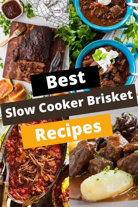 TOP 15 SLOW COOKER BRISKET RECIPES FOR SAVORY DELIGHTS Slow Cook Brisket Crock Pot, Cooking Brisket In Crock Pot, Crock Pot Brisket Recipes, Crockpot Beef Brisket, Crock Pot Brisket, Slow Cooker Brisket Tacos, Brisket Recipes Crockpot, Autumn Squash Soup Recipe, Slow Cooker Brisket Recipes