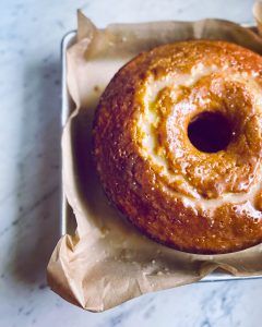 Vanilla-Glazed Pound Cake Glaze For Pound Cake, Pound Cake Glaze, Tube Pan, Buttermilk Pound Cake, Glaze Icing, Glaze For Cake, Delish Desserts, Sour Cream Pound Cake, Vanilla Glaze