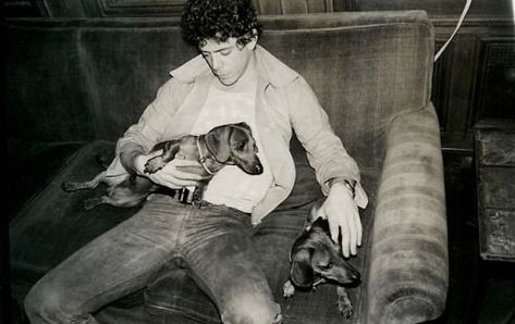 33 Celebrities Who Own Dachshunds | Page 2 of 7 | The Paws Suzanne Pleshette, Christian Slater, Lou Reed, I'm With The Band, Dachshund Love, Andy Warhol, Best Dogs, Dachshund, A Man