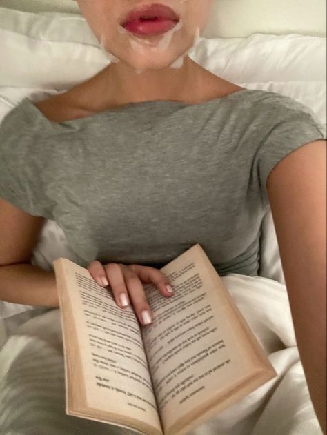 Reading A Book, A Book, A Woman, Reading, Bed, Funny