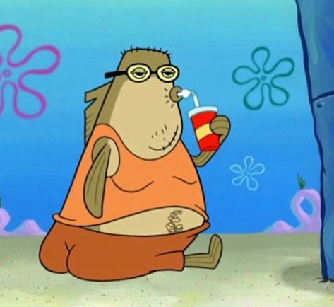 Bubble Bass Spongebob, Spongebob Workout, Jellyfish Fields, Spongebob Characters, Cartoon Bubbles, Spongebob Pics, Orange Fish, Spongebob Funny, Hippie Painting