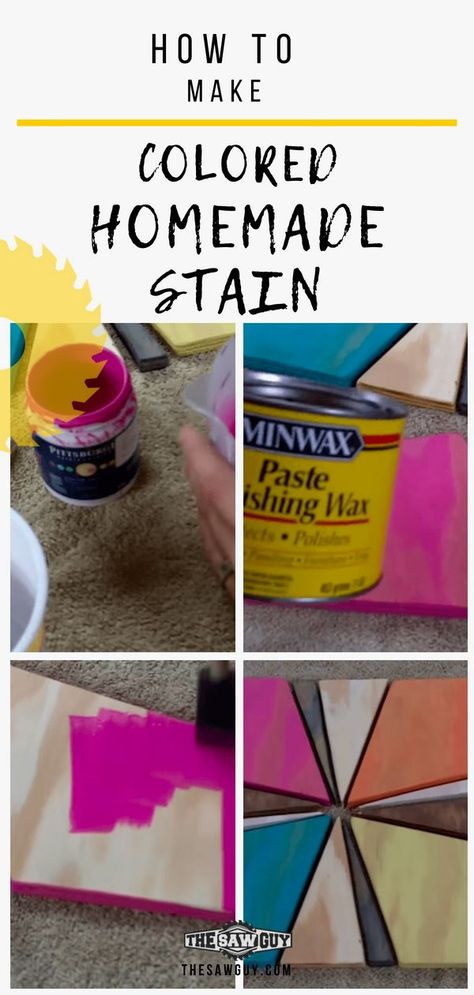 Wood Stain Ideas, Homemade Wood Stains, Diy Wood Stain, Diy Staining, Wood Projects For Beginners, Wood Stain Colors, Woodworking Projects For Kids, Wood Pallet Projects, Wood Stain