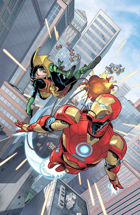 Vasco GEORGIEV on Twitter: "Attention everyone! New DC/Marvel Crossover! Who do we have today? IRONMAN & ROBIN That’s right, this time it’s a classic kid+mentor team-up! I’ll explain why I think these two would be great in a comic together in the thread below. #DCMarvelCrossoverArt #MarvelDCCrossoverArt… https://t.co/cCfiIfjyte" Dc And Marvel Crossover Art, Dc Comics Vs Marvel, Marvel And Dc Crossover, Arte Dc Comics, Marvel Vs Dc, Marvel Comics Art, Cartoon Crossovers, Marvel Vs, Dc Comics Art