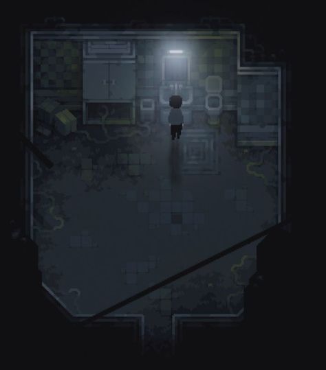 Pixel Horror Games, Hospital Pixel Art, Horror Game Design, Pixel Art Horror Game, 2d Horror Game, Pixel Horror Game, Creepy Pixel Art, Dark Pixel Art, Horror Pixel Art