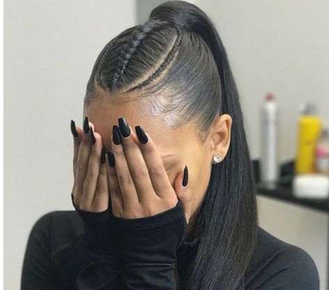 Frozen Hairstyles, Braids Summer, Women Braids, High Ponytail Hairstyles, Sleek Ponytail Hairstyles, Black Ponytail Hairstyles, Afro Textured Hair, Braided Ponytail Hairstyles, Hair Summer