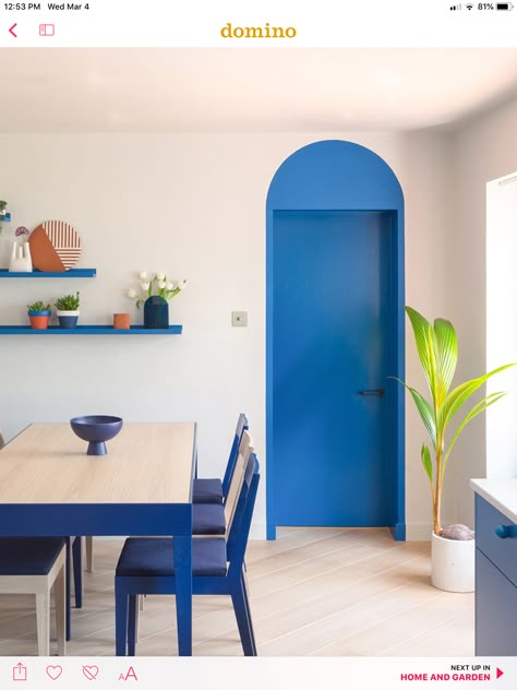 Happy Room, Country Style Kitchen, Blue Colour Palette, Design Del Prodotto, Blue Kitchen, Blue Kitchens, Cheap Decor, Ikea Hacks, Simple House