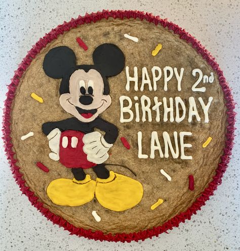 Mickey Mouse Cookie Cake, Girly Cookie Cake, Wilton Decorating Tips, Big Cookies, Slab Cake, Cookie Cake Designs, Cottage Food, Mickey Mouse Cookies, Cooking Mama