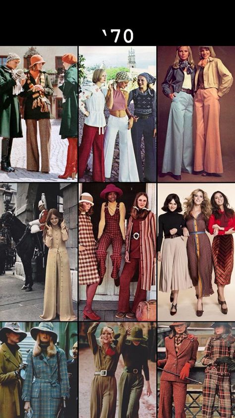 Late 70s Fashion, Decade Fashion, 60s Outfits, Post Modernism, Retro Inspired Outfits, 60’s Fashion, Decades Fashion, Fashion Decades, Moda Hippie