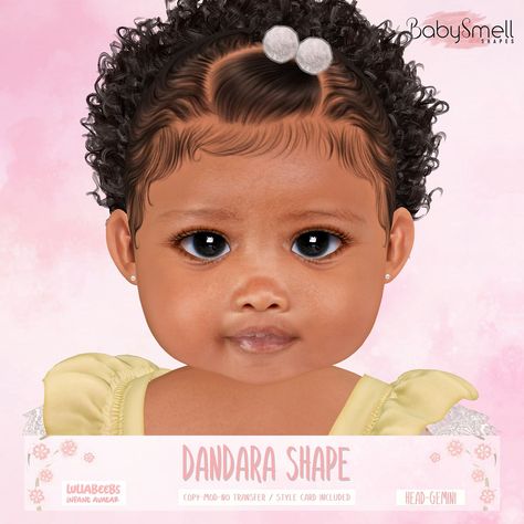 Baby Smell - Dandara Shape For LullaBeebs Infant Avatar ( Head - GEMINI). Includes 2 shapes (Size 1 / Size 2) Style Card Included. Available March 12th ಌ Daydream Event ಌ Infant Cc, Sims 4 Toddler Clothes, Sims 4 Male Clothes, Sims 4 Cc Eyes, Sims Baby, Cc Sims4, Sims 4 Cc Kids Clothing, Play Sims 4, Sims 4 Children