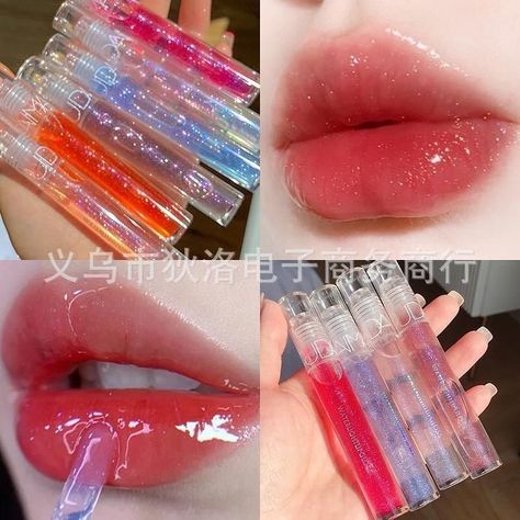 Shiny Lipstick, Clear Lip Gloss, Lip Glaze, Lip Hydration, Long Lasting Lipstick, How To Line Lips, Lipstick Makeup, Lip Plumper, Lip Oil