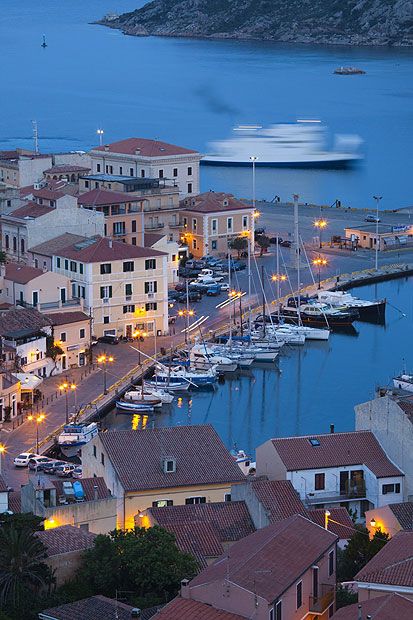 Isola la Maddalena, Sardinia, Italy.  La Maddalena is the largest town in the Maddalena archipelago, just 1 mile from the northeastern shore of Sardinia and sitting in the Straits of Bonifacio, between it and Corsica.  The only method of traveling to La Maddalena is by boat, with car ferries travelling from nearby Palau and from the Italian mainland. Maddalena Archipelago, Sailing Cruises, Sailing Holidays, Sardinia Italy, Voyage Europe, Best Beaches, Palau, Future Travel, Travel Goals