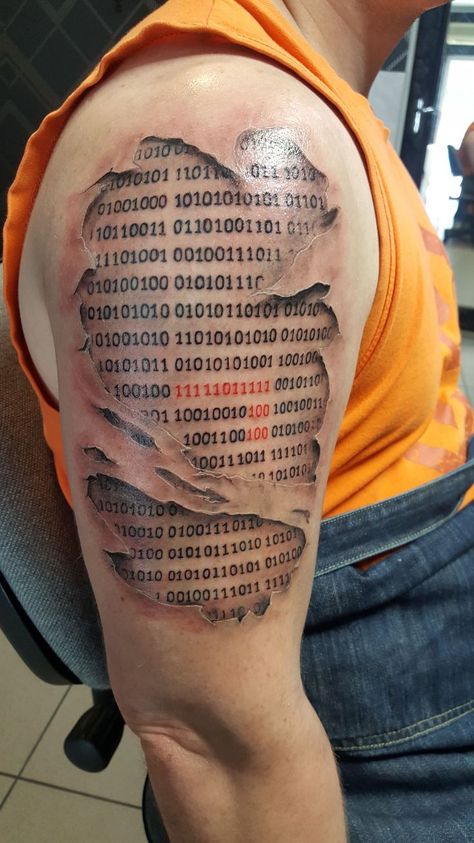 This is my wedding date Binary Code Tattoo, Code Tattoo, Binary Code, Wedding Date, My Wedding, Tattoo Quotes, Our Wedding, Coding, Tattoos