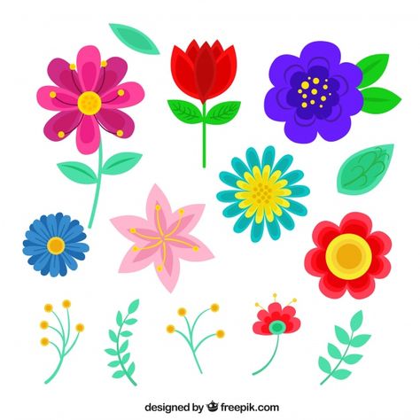 Easy Flower Painting, Doodle Ideas, Embroidery Template, Easy Flower, Cartoon Flowers, Hand Of Cards, Flowers Design, Digital Flowers, Flat Illustration