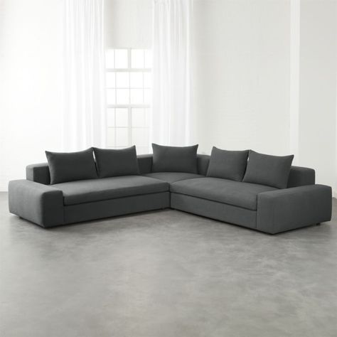 Sectional Sofa Leather, Living Room Sectional Sofa, Sectional Sofa Modern, Grey Sofa Set, Modern Outdoor Sofas, Contemporary Couches, Sofa Blue, Grey Sectional Sofa, Sofa Leather