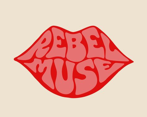 Psychedelic Logo Lips, Retro Logo 70s, Vintage Logo Kiss, Funky logo Hippie, Trippy Logo Rock Band, 60s Logo Instagram, Fashion Logo Aesthetic Logo Design Ideas, 70s Logo Design, Funky Logo Design, Trippy Logo, 60s Logo, Logo Lips, Funky Logo, Hippie Logo, Retro Logo Inspiration