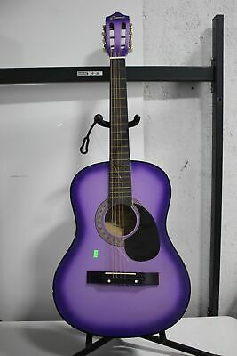 #@! Crescent Hand Made Purple Classic Acoustic Guitar... Acoustic Guitar Purple, Purple Guitar Aesthetic, Cool Acoustic Guitars, Violet Guitar, Olivia Rodrigo Style, Acoustic Guitar Design, Guitar Purple, Black Acoustic Guitar, Purple Music