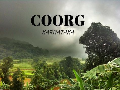 #Coorg is the most famous #hill #stations in #Karnataka and among the best hill stations near #Bangalore. It is also one of the top destinations of Karnataka #Tourism  Call 91-9386591169 Coorg Karnataka, Karnataka Tourism, English Project, English Projects, Best University, Radhe Radhe, Hill Station, Travel List, Actor Photo