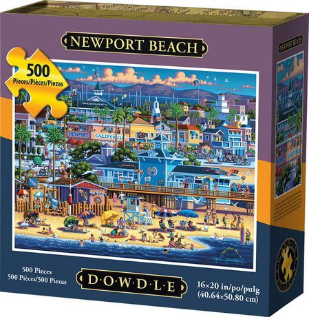 Dowdle Jigsaw Puzzle - Newport Beach - 500 Piece Balboa Beach, Boat Parade, California City, Jigsaw Puzzles Online, Beach Christmas, Mackinac Island, Puzzle Art, E 40, Newport Beach