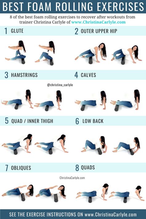 Frugal Minimalism, Benefits Of Foam Rolling, Foam Rolling Exercises, Christina Carlyle, Low Impact Exercises, Roller Exercises, Yoga Foam Roller, Keto Workout, Roller Workout