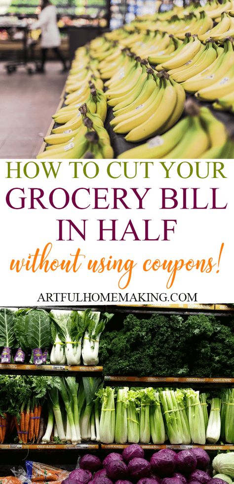 How We Cut Our Grocery Bill in Half without using coupons! #savingmoney #frugalliving #grocerybudget #savemoney Cut Grocery Bill, Large Family Meals, Household Expenses, Monthly Meal Planning, Budget Meal Planning, Money Saving Meals, Family Budget, Grocery Budgeting, Money Ideas