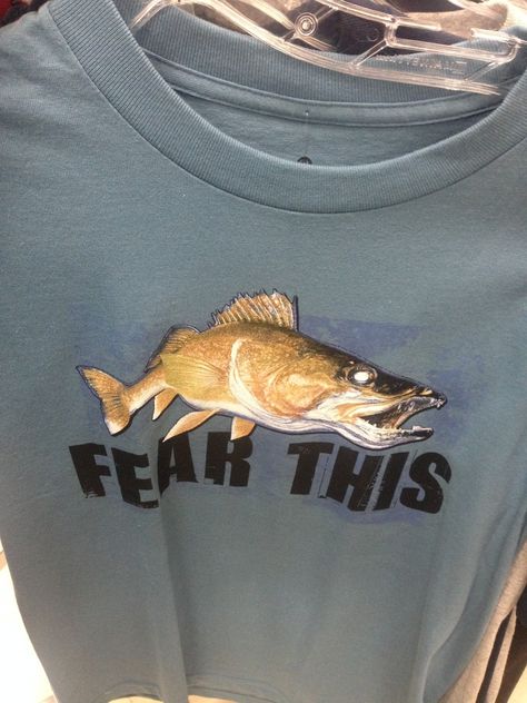 Walleye Fish, Fish Mounts, Silly Shirt, Funky Shirts, Walleye Fishing, Mia 3, Weird Shirts, Funny Outfits, Outfit Idea