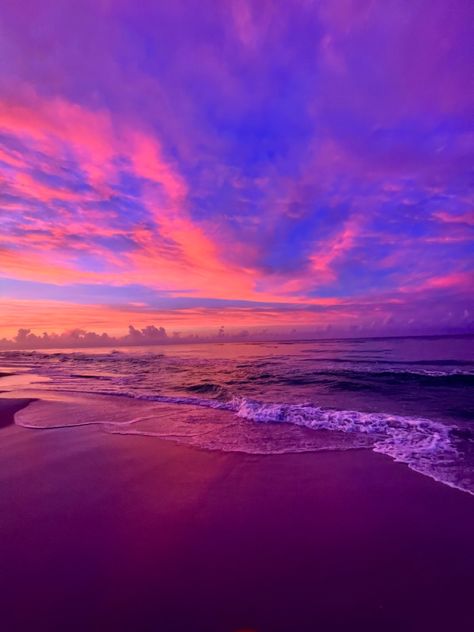 Blue And Purple Sunset, Background Widget, American Wallpaper, Purple Beach, Purple Sea, Blue Sunset, Purple Sunset, Time Pictures, Sky Pictures