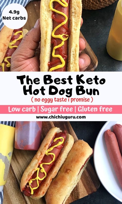 Keto Hot Dog Buns, Sugar Free Barbecue Sauce, Hot Dog Buns Recipe, Keto Brood, Pain Naan, Keto Buns, Low Carb Meal, Sugar Free Diet, Low Carb Low Sugar