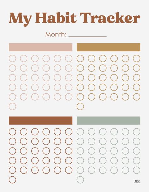 Printable Habit Tracker-Tracker 5 Habit Tracker Monthly Printable, Habit Planner Free Printable, Good Notes Habit Tracker, Monthly Tracker Template, Cute Habit Tracker Printable, Good Notes Habit Tracker Template, Daily Tracker Template, Monthly Habit Tracker Template, Yearly Habit Tracker Printable