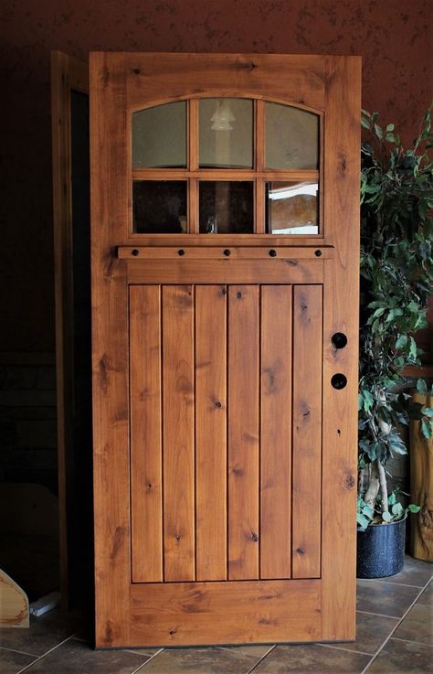 Reclaimed Wood Front Door, Wood Doors Exterior Rustic, Cabin Front Doors Entrance, Wooden Bedroom Doors, Cedar Exterior Door, Cabin Exterior Doors, Rustic Wood Doors Entrance, Solid Wood Exterior Doors Front Entry, Wooden Exterior Door