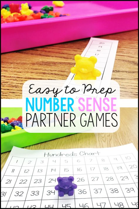 Kindergarten Number Identification Activities, Math Games Kindergarten Number Sense, Partner Math Games Kindergarten, Counting On Math Games, Ten Frame Games Kindergarten, Kindergarten Number Recognition Games, Number Sense Games Kindergarten, Easy Math Games For Kindergarten, Number Games For Kindergarten