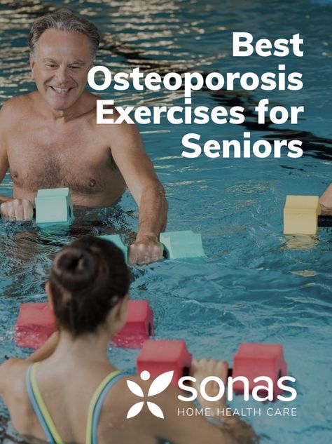 Elderly adults with osteoprosis are at higher risk of suffering fractures and other issues. So what can they do to keep their body healthy and strong? Water Aerobics Routine, Water Aerobic Exercises, Water Aerobics Workout, Swimming Pool Exercises, Exercises For Seniors, Swimming Motivation, Water Yoga, Aquatic Exercises, Uses For Vicks