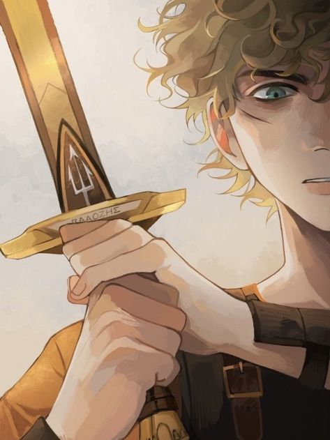 Percy Jackson - Percy Jackson and the Olympians (pjo) (fanart by baaozher) Pjo Disney Series, Pjo Tv Show Fanart, Pjo Fan Art, Jude Cardan, Pjo Art, Pjo Fanart, Perseus Jackson, Aesthetic Drawings, Zio Rick