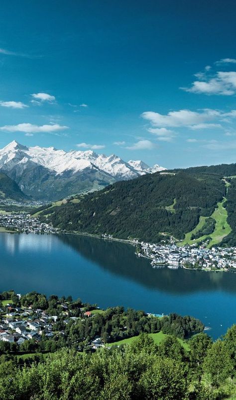 Zell am See, Kaprun Austrian Culture, Austria Travel, Fantasy Places, Most Beautiful Cities, Beautiful Places In The World, Alam Yang Indah, Summer Adventures, Salzburg, Scenery Wallpaper